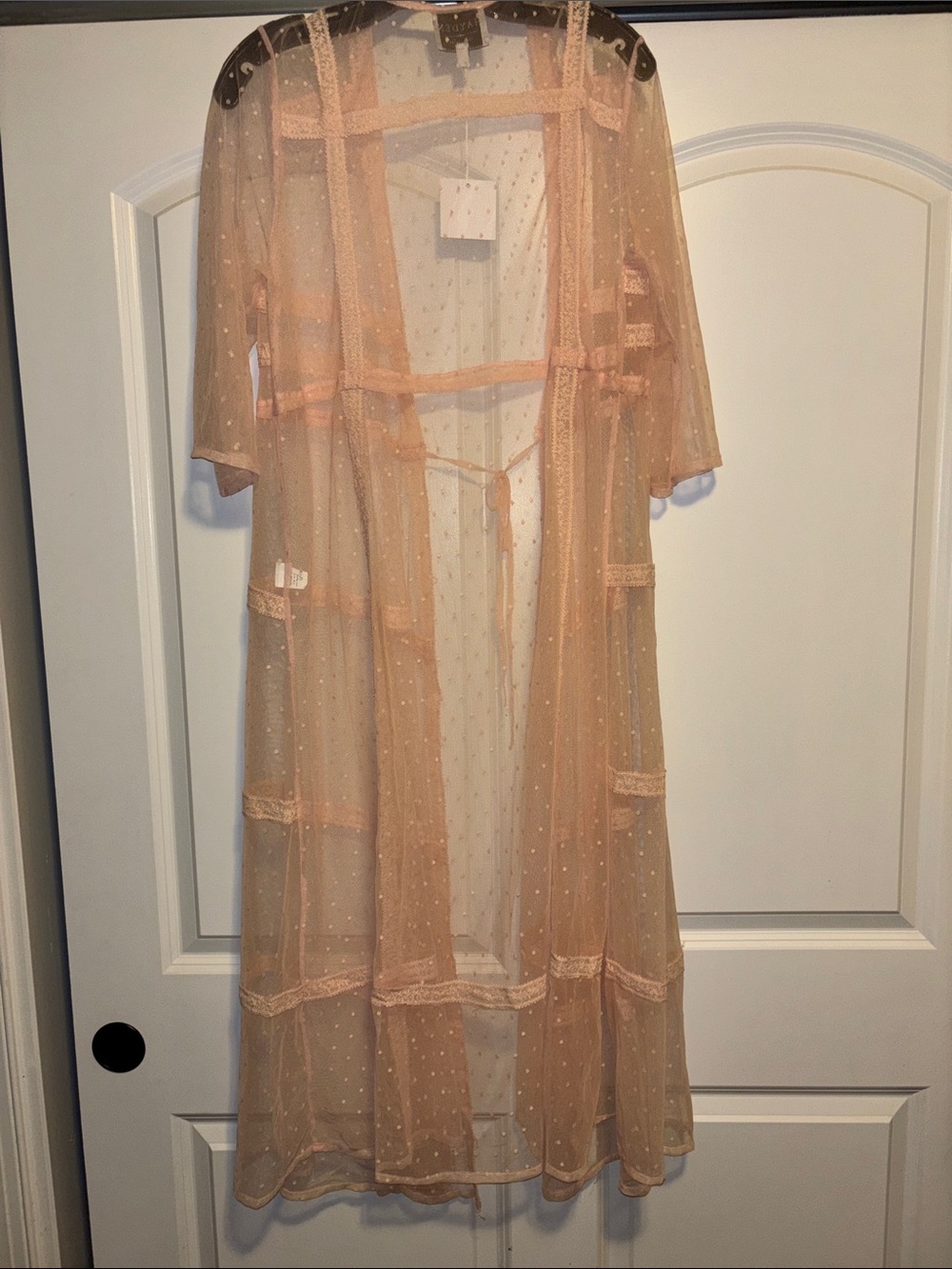 Hayden Robe/ Kimono lace Pink Size Small/Medium - Picture 5 of 6